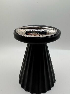 Hammered Silver Bangle Bracelet